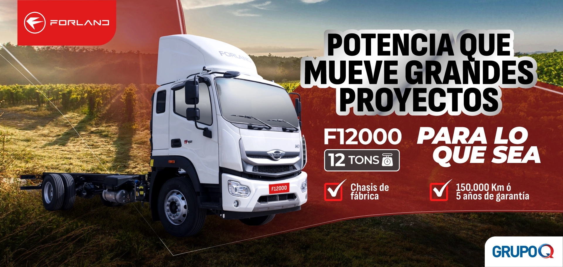 NUEVO Forland F12000 El Salvador - Para lo que sea - Capacidad de carga 12 TON - Cummins - Garantía 5 años o 150000 km - Grupo Q