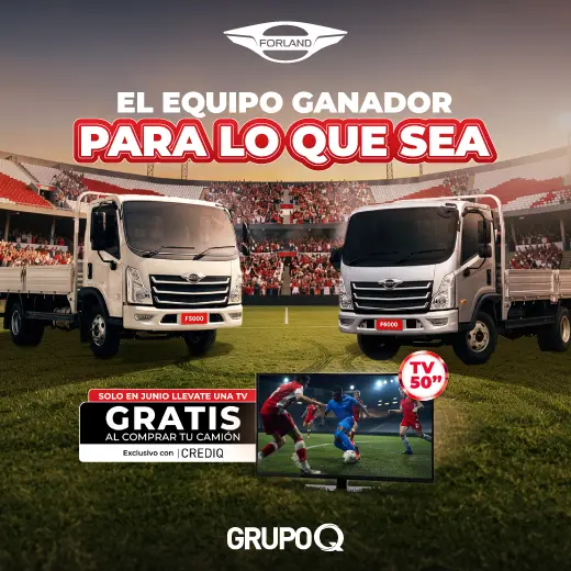 Forland Honduras | SOLO EN JUNIO LLEVATE UNA TV GRATIS AL COMPRAR TU CAMIÓN | Condiciones exclusivas CREDIQ